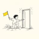 旗を立ててはじめる人